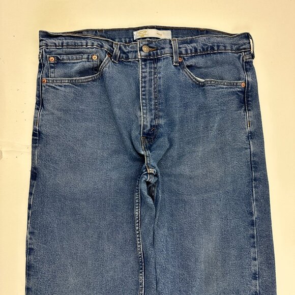 Signature by Levi Strauss Regular Men's size 38x32 Dark Wash Blue Denim jeans - Picture 2 of 6